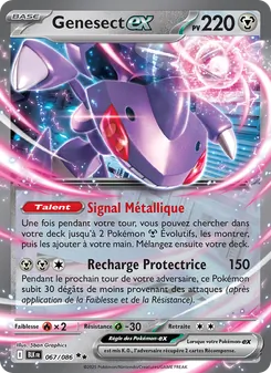 Genesect-ex, Foudre Noire, n° 067