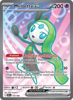 Meloetta-ex, Foudre Noire, n° 159