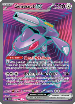 Genesect-ex, Foudre Noire, n° 161