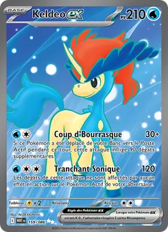 Keldeo-ex, Flamme Blanche, n° 159