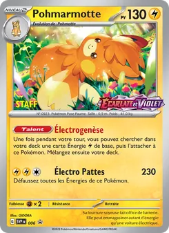 Pohmarmotte, SVP Black Star Promos, n° 006