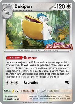 Bekipan, SVP Black Star Promos, n° 022