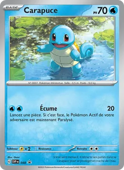 Carapuce, SVP Black Star Promos, n° 048