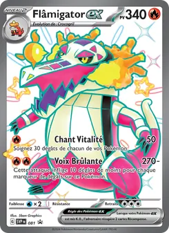 Flâmigator-ex, SVP Black Star Promos, n° 081