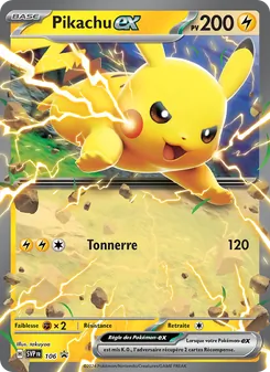 Pikachu-ex, SVP Black Star Promos, n° 106