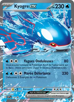Kyogre-ex, SVP Black Star Promos, n° 178