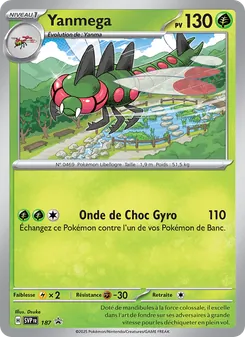 Yanmega, SVP Black Star Promos, n° 187