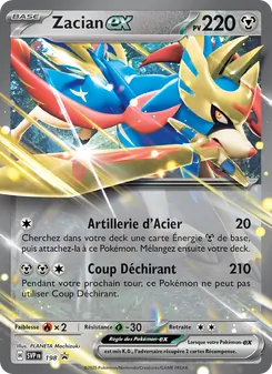 Zacian-ex, SVP Black Star Promos, n° 198