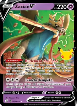 Zacian V, Célébrations, n° 16