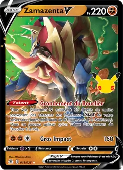 Zamazenta V, Célébrations, n° 18