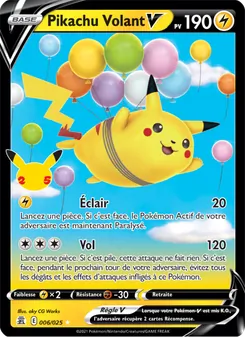Pikachu Volant V, Célébrations, n° 6
