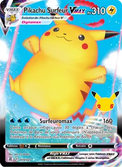 Pikachu Surfeur VMAX, Célébrations, n° 9