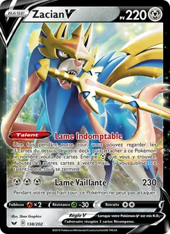 Zacian V, Épée et Bouclier, n° 138