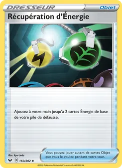 Récupération d'Énergie, Épée et Bouclier, n° 160