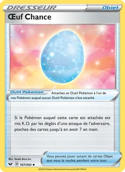 Œuf Chance, Épée et Bouclier, n° 167
