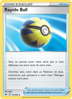 Rapide Ball, Épée et Bouclier, n° 179