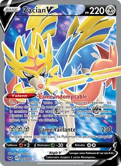 Zacian V, Épée et Bouclier, n° 195