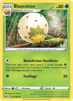 Blancoton, Épée et Bouclier, n° 21