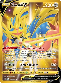 Zacian V, Épée et Bouclier, n° 211