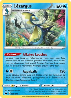 Lézargus, Épée et Bouclier, n° 58
