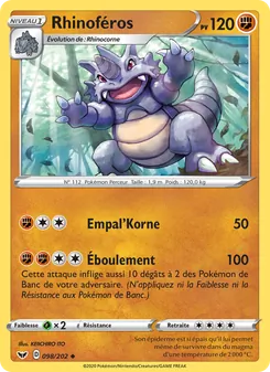 Rhinoféros, Épée et Bouclier, n° 98