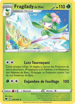 Fragilady de Hisui, Astres Radieux, n° 016