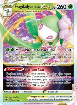 Fragilady de Hisui VSTAR, Astres Radieux, n° 018