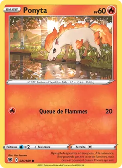 Ponyta, Astres Radieux, n° 021