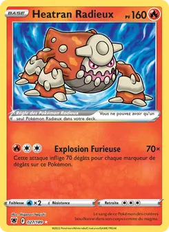 Heatran Radieux, Astres Radieux, n° 027