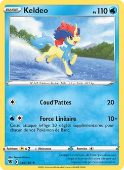 Keldeo, Astres Radieux, n° 045