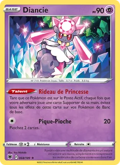 Diancie, Astres Radieux, n° 068