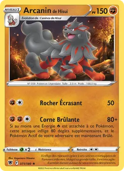 Arcanin de Hisui, Astres Radieux, n° 071
