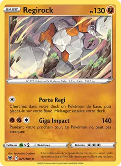 Regirock, Astres Radieux, n° 075