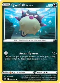 Qwilfish de Hisui, Astres Radieux, n° 089