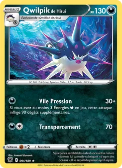 Qwilpik de Hisui, Astres Radieux, n° 091