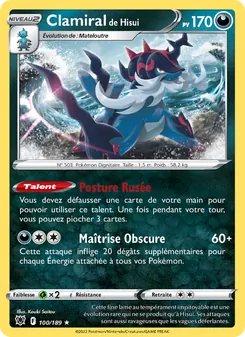 Clamiral de Hisui, Astres Radieux, n° 100