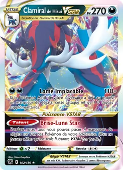 Clamiral de Hisui VSTAR, Astres Radieux, n° 102