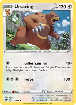 Ursaring, Astres Radieux, n° 123