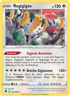 Regigigas, Astres Radieux, n° 130