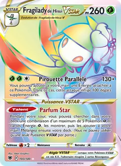 Fragilady de Hisui VSTAR, Astres Radieux, n° 190