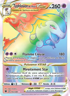 Typhlosion de Hisui VSTAR, Astres Radieux, n° 193