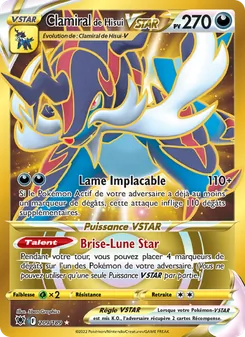 Clamiral de Hisui VSTAR, Astres Radieux, n° 209