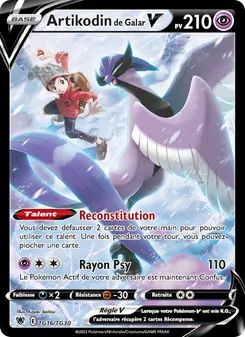 Artikodin de Galar V, Astres Radieux Galerie de Dresseurs, n° TG16