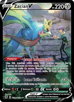 Zacian V, Astres Radieux Galerie de Dresseurs, n° TG21