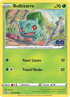 Bulbizarre, Pokémon GO, n° 001