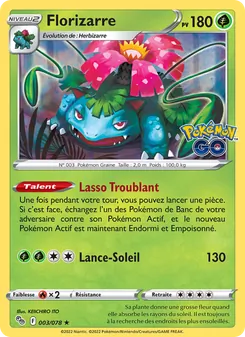 Florizarre, Pokémon GO, n° 003