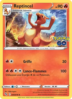 Reptincel, Pokémon GO, n° 009