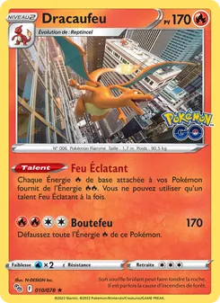 Dracaufeu, Pokémon GO, n° 010