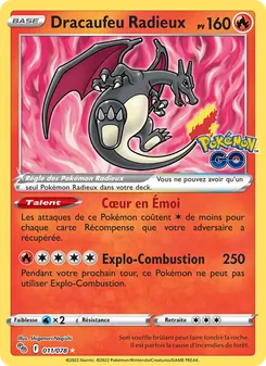 Dracaufeu Radieux, Pokémon GO, n° 011