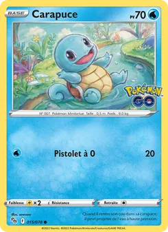 Carapuce, Pokémon GO, n° 015